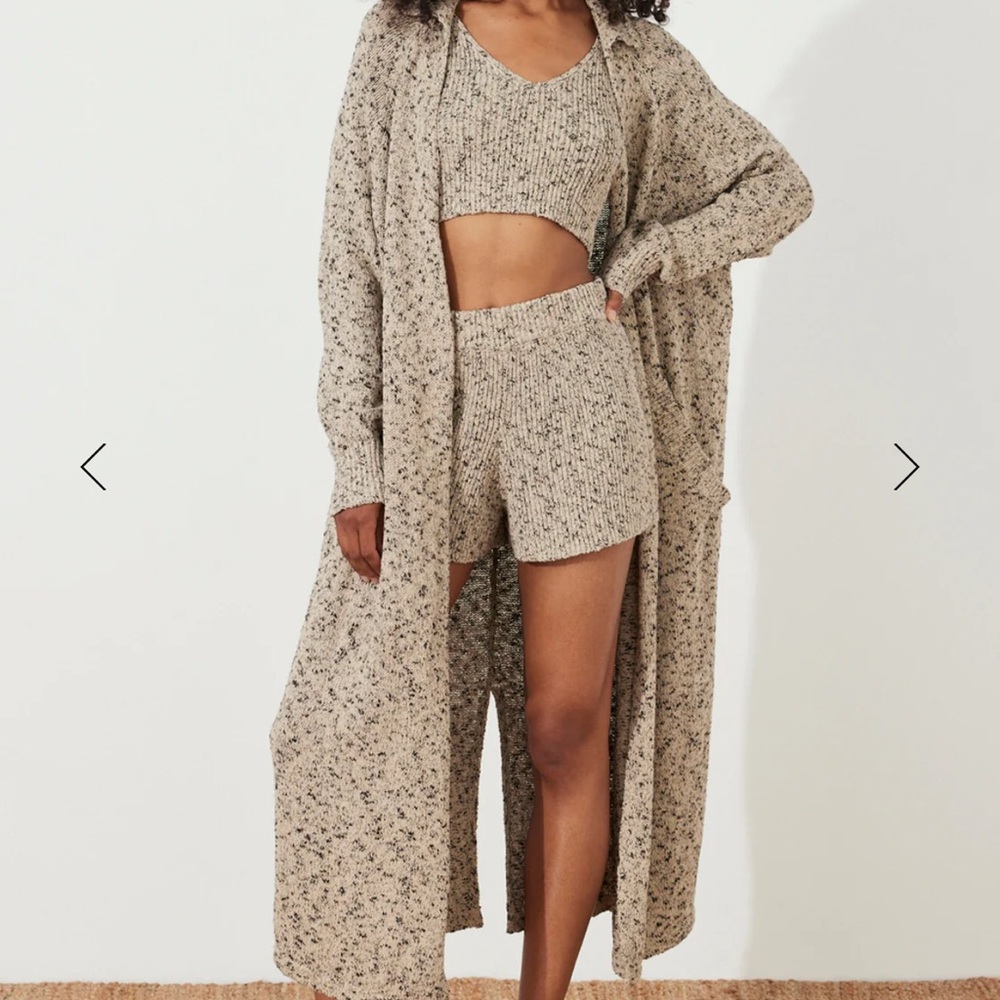 Zulu & Zephyr - Stone Marle Organic Knit Sweater Jacket